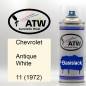 Preview: Chevrolet, Antique White, 11 (1972): 400ml Sprühdose, von ATW Autoteile West.